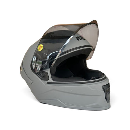 Studds Raider Super Matt Nardo Grey Helmet - Free Smoke Visor - ISI Certifide