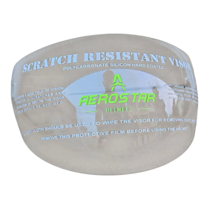 Suzuki reply Half face Helmet Clear Visor - Original, scratch Resistant. Compactble with Aerostar Flo Helmet