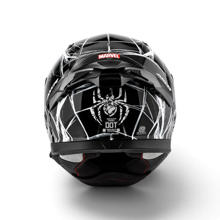 AXOR Apex Marvel Spider-Man Helmet – Glossy Black White - ECE 22.06 Certified