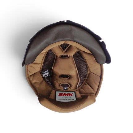 SMK Retro Helmet Inner Padding - 1 Liner & 2 Cheekpads - Original Replacement