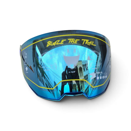 Axor Motocross Helmet Iridium Blue Visor - Original Replacement
