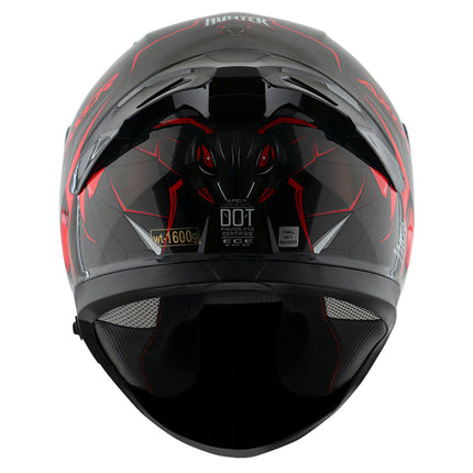Axor Apex Hunter Glossy Black Red Helmet