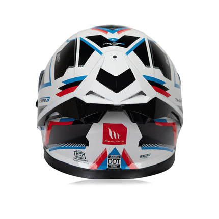 MT Thunder Blaze White Helmet