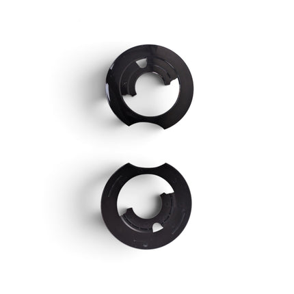 Visor Base Plates For SMK Retro Helmets - Black Color - Original Replacement