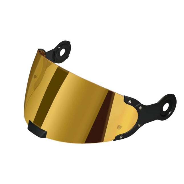SMK Retro Helmet Golden Metallic Visor | Pinlock 70 Ready | Original - Riders India