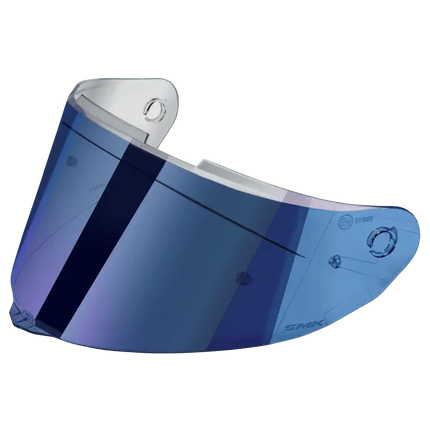 SMK Typhoon Helmet Visor – Original Dark Blue Visor (Pinlock 30 Ready) - Riders India