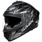 SMK Typhoon Rival Dual Visor Helmet - MA266(Matt Black Grey) - Riders India