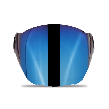 Steelbird SBA - 2 Helmet Chrome Blue Visor Compatible for All SBA - 2 and SBA - 3 Model - Original - Riders India