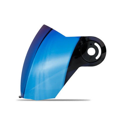 Steelbird SBA - 2 Helmet Chrome Blue Visor Compatible for All SBA - 2 and SBA - 3 Model - Original - Riders India