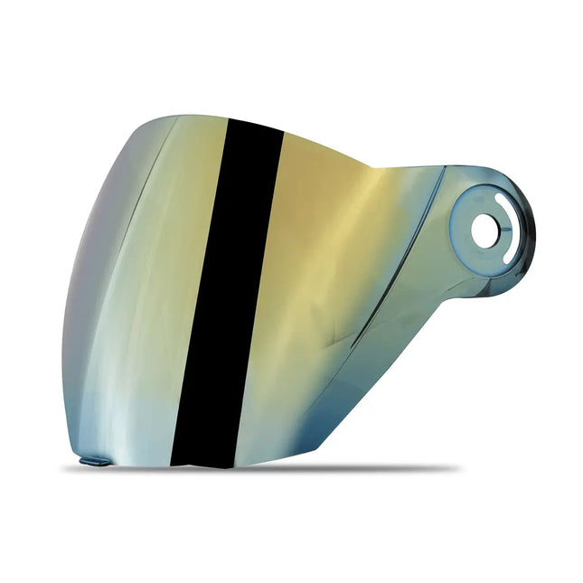Steelbird SBA - 2 Helmet Chrome Gold Visor Compatible for All SBA - 2 and SBA - 3 Model - Original - Riders India