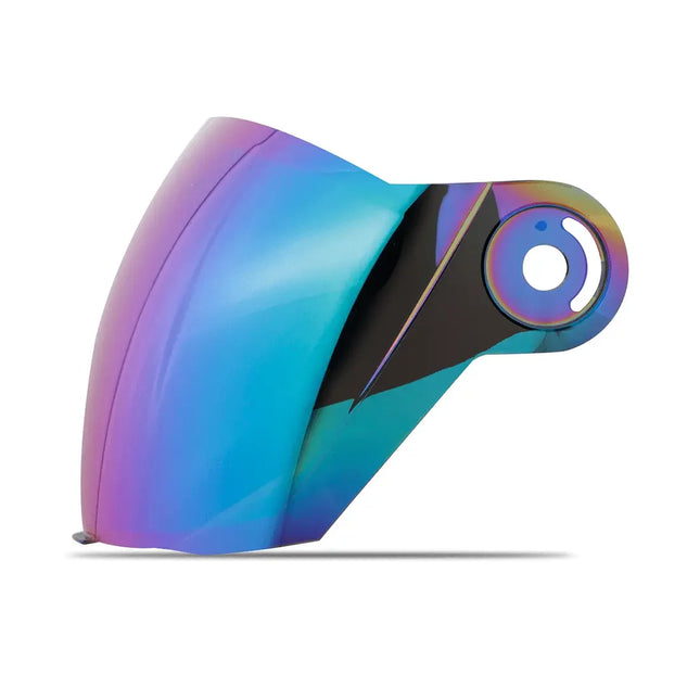 Steelbird SBA - 2 Helmet Chrome Rainbow Visor Compatible for All SBA - 2 and SBA - 3 Model - Original - Riders India