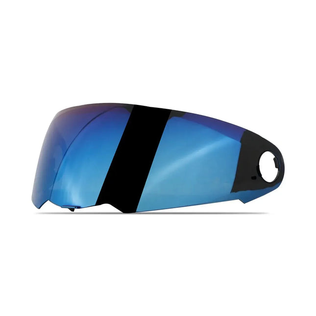 Steelbird SBA - 7 Chrome Bue Visor – Fits All SBA - 7 & SBA - 8 Helmets - Riders India