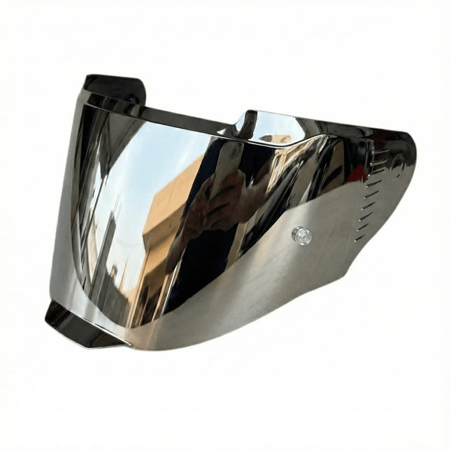 Steelbird SBH - 57 Fighter Helmet Chrom Silver Visor - Pinlock 30 Ready - Original - Riders India