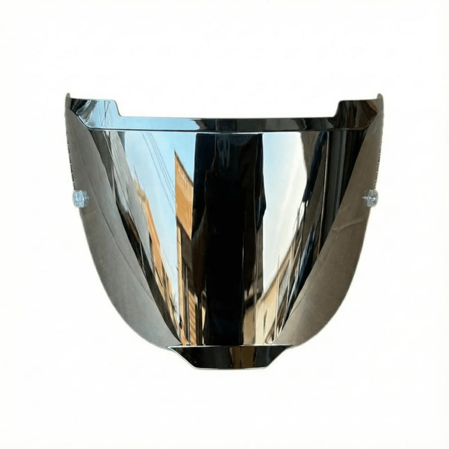 Steelbird SBH - 57 Fighter Helmet Chrom Silver Visor - Pinlock 30 Ready - Original - Riders India