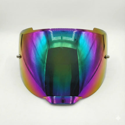 Steelbird SBH - 57 Fighter Helmets Chrome Rainbow Visor - Pinlock 30 Ready - Original - Riders India