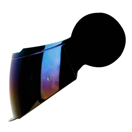 steelbird sbh40 chrome blue visor