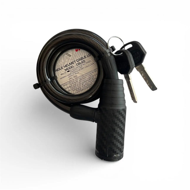 Studds Heavy Duty Cable Lock For Motor cycle Helmets - Theft Protection - With 2 Keys - Riders India