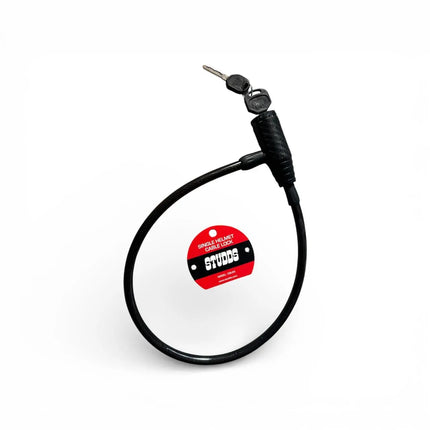 Studds Heavy Duty Cable Lock For Motor cycle Helmets - Theft Protection - With 2 Keys - Riders India